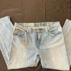 Ariat Men’s M4 Stonewashed Lowrise Boot Denim Jeans